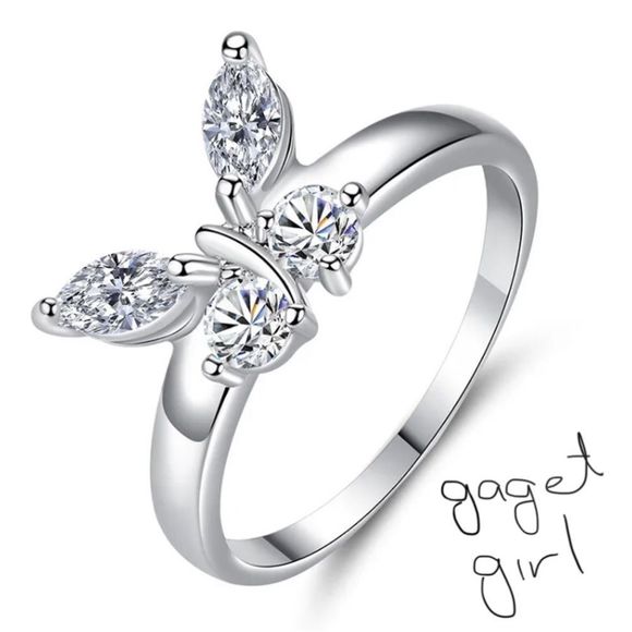 Amy Butterfly Promise Ring - Picture 7 of 9